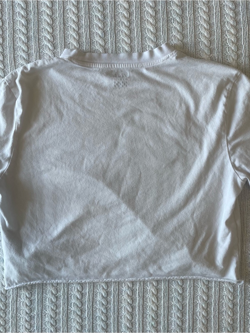 Vans White Cropped Tee - Picture 2 of 4